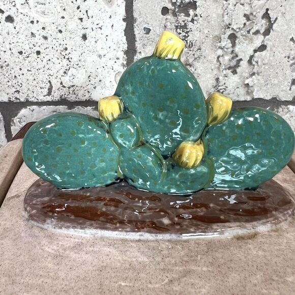 Cactus Adobe House Southwest Desert Cookie Jar Vintage 1990’s 8” X 5” READ - Picture 2 of 12